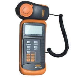 Digital Lux Meter - Black and Orange